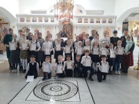 При храме в честь святого Александра Невского прошли пасхальные конкурсы для детей