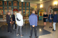Условно-осуждённые несовершеннолетние посетили Покровский храм