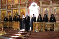 Правящий архиерей возглавил Богослужение в главном соборе края в сослужении архиереев Русской Православной Церкви