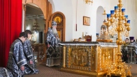 Глава Приамурской митрополии совершил первую в этом году Литургию Преждеосвященных Даров