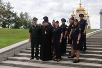 В Спасо-Преображенском соборе прошла встреча священника с руководителями пресс-служб Росгвардии