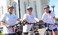 Участники Крестного велопробега "От Восток Солнца до Запад" вернулись на Сахалин
