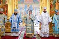 Митрополит Владимир принял участие в праздновании в честь "Калужской" иконы Пресвятой Богородицы