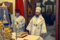 Епископ Николаевский Аристарх возглавил Божественную литургию  в храме святых первоверховных апостолов Петра и Павла