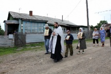Миссионерская поездка в п. Елабуга, 7 июля 2011 год