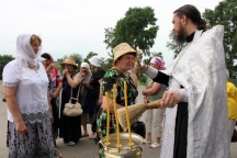 Миссионерская поездка в п. Малышево, 8 июля 2011 год.