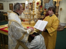 Монах Лавр (Трухманов) рукоположен во диаконы. 23 февраля 2014 г.