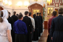 Начало учебного года. Молебен студентов Хабаровской духовной семинарии