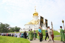 Престольный праздник в хабаровском храме преподобного Серафима Саровского. 1 августа 2014 года