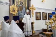 Божественная литургия в Великую субботу и праздник Благовещения Пресвятой Богородицы 07 апреля 2018 г.
