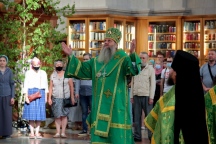 Божественная литургия в Спасо-Преображенском кафедральном соборе 20 июня 2021 г.